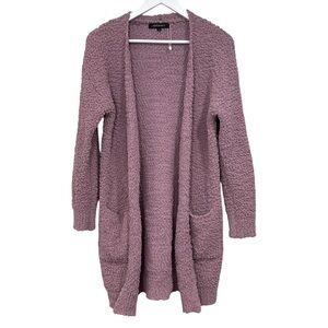 Merokeety Dusty Purple Long open Cardigan Women's Size Small NWOT